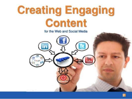 Creating engaging content for website