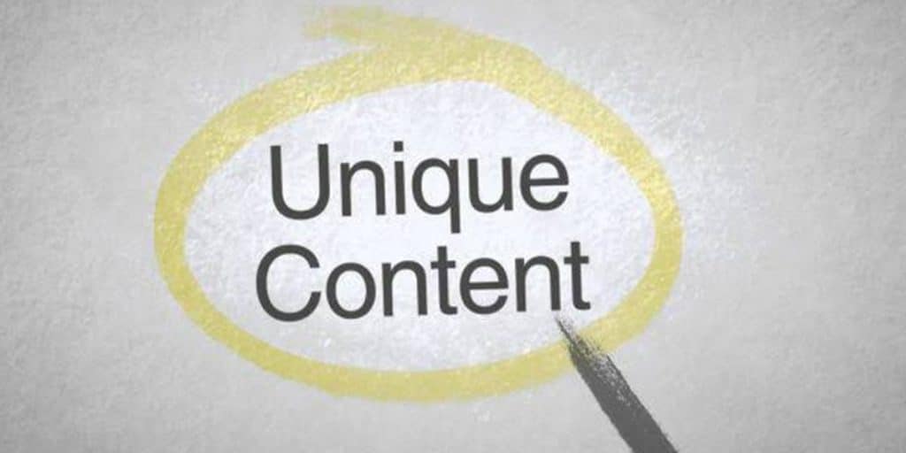 Unique Content