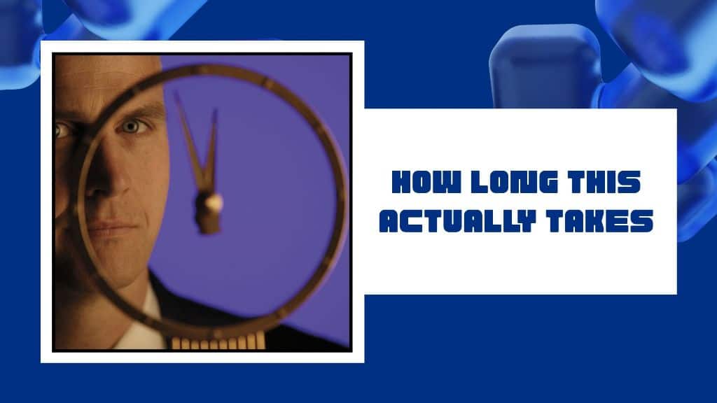 How long this actually takes